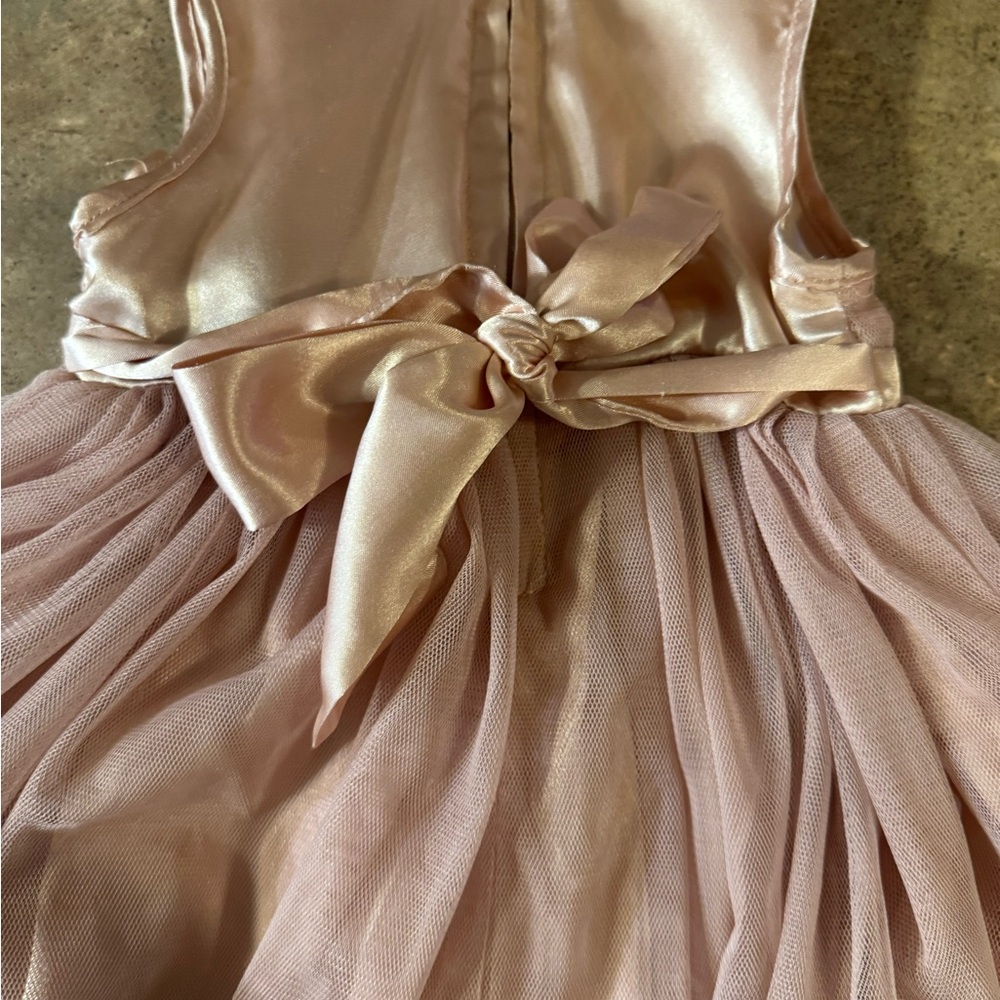 Adorable Elegant Pink Infant Sequin & Tulle Dress, Girls Size 12M - Picture 8 of 8